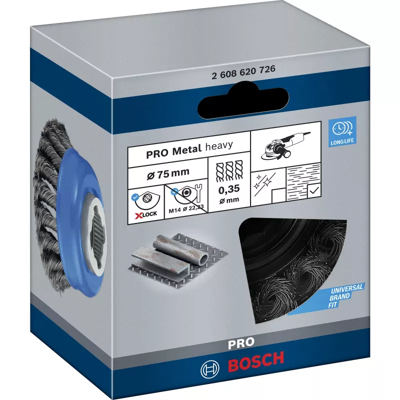 Bosch 2 608 620 726 puodelinis šepetys kampiniam šlifuokliui