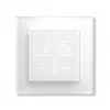 Homematic IP 161333A0 sieninis termostatas su stikliniu korpusu ir CO2 jutikliu, skaitmeninis RF, 230 V, 54,5×54,5×29 mm