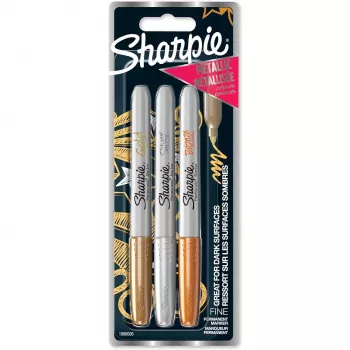 Markeriai Sharpie 1986006 smulkus antgalis bronzinė auksinė sidabrinė