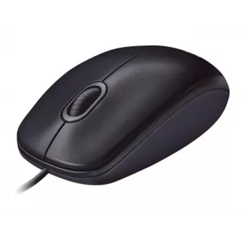 Logitech M90 laidinė optinė biuro pelė — 1000 DPI, ambidekstrinė, USB Type-A, juoda