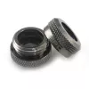 XSPC jungtis G1/4 prie 14mm kieto vamzdelio, juodas chromas - 8 vnt.