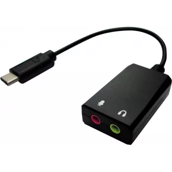 Value 12.99.3213 Laido adapteris USB Type C 2 x 3,5 mm Juodas (12.99.3213)