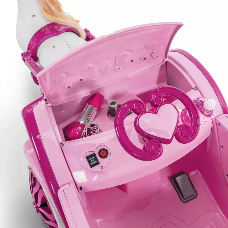 Huffy Electric Disney Princess vežimas su arkliu 6 V rožinis