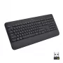 Logitech Signature K650 - belaidė klaviatūra - Bluetooth 5.1 - QWERTZ - švediška - grafito spalva