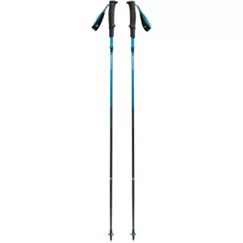Trekking lazdos Distance Carbon Z, Fitness Device Anthracite/Blue, 1 pora, 105 cm