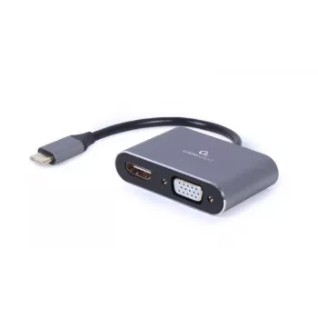 Cablexpert A-USB3C-HDMIVGA-01 USB grafikos adapteris pilka