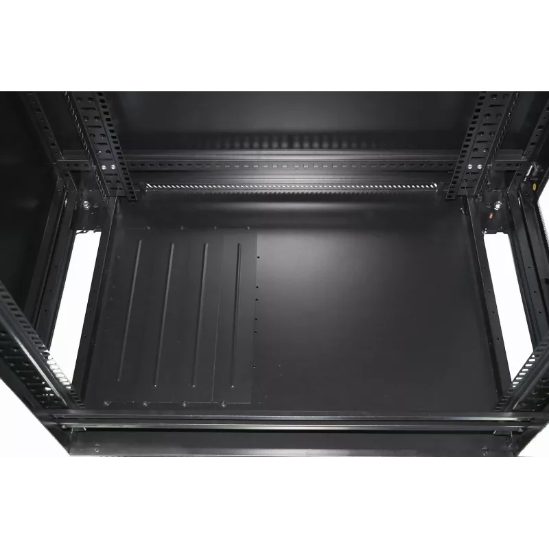Laisvai pastatomas stovas Extralink Rackmount Cabinet 27U 800x800 Juodas, 600 kg talpa