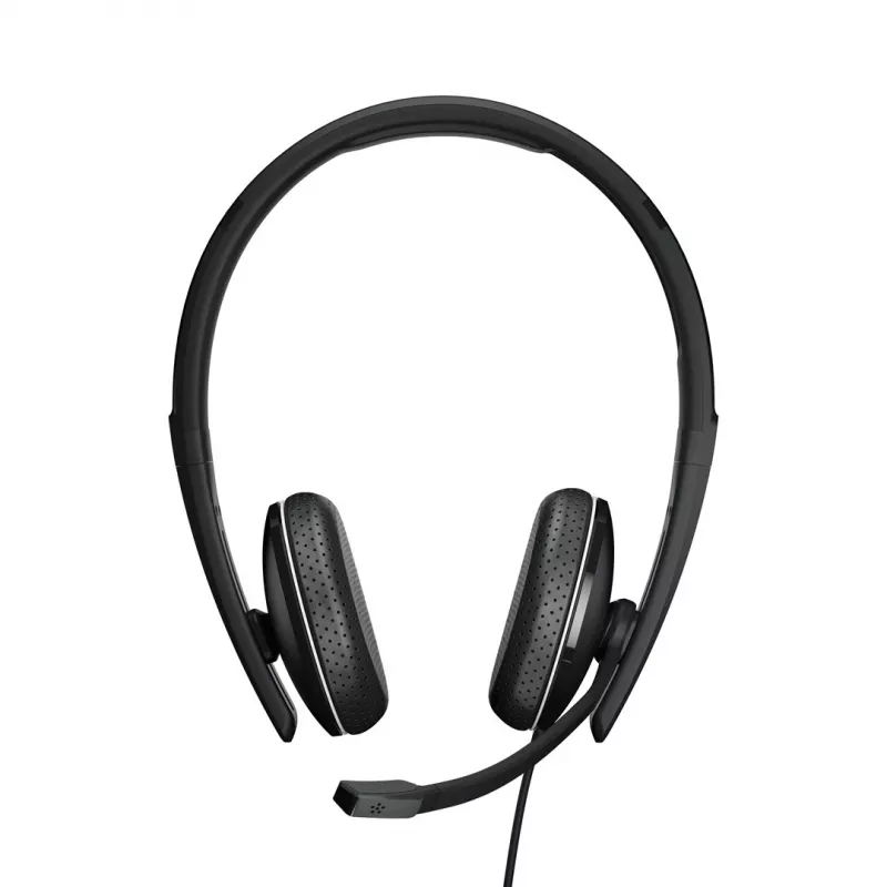 Ausinės EPOS ADAPT 165 USB-C II laidinės, lankeliu, biurui/skambučių centrui, USB Type-C, juodos