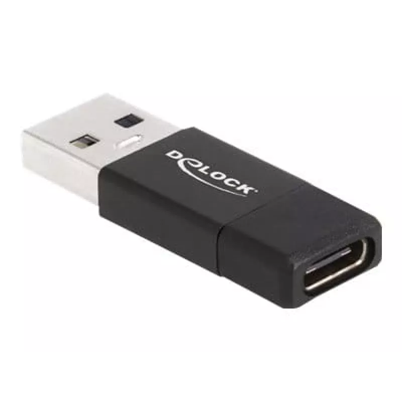 DeLOCK 60001 Jungties keitiklis USB A į USB C, juodas