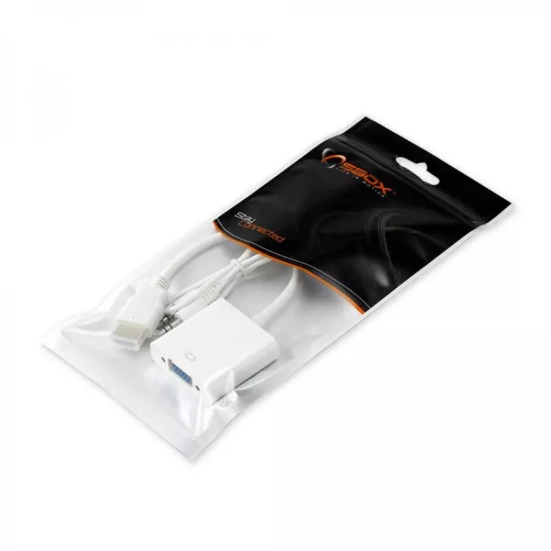 Sbox HDMI (M.) į VGA (M.) + Audio adapteris AD.HDMI-VGA+A