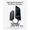 Anker Powerbank 545 NANO 30W 10000mAh su integruotu USB-C laidu, juoda