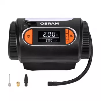 Oro kompresorius Osram TyreInflate 2120 – kompaktiškas 12 V akumuliatorinis padangų pripūtimas (OTI2120)