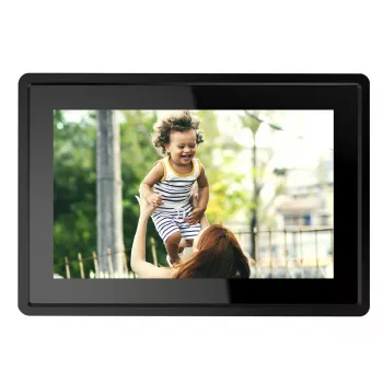 Denver PFF-1021BLACK skaitmeninis nuotraukų rėmelis juodas 25,6 cm (10,1 inch) jutiklinis ekranas Wi-Fi
