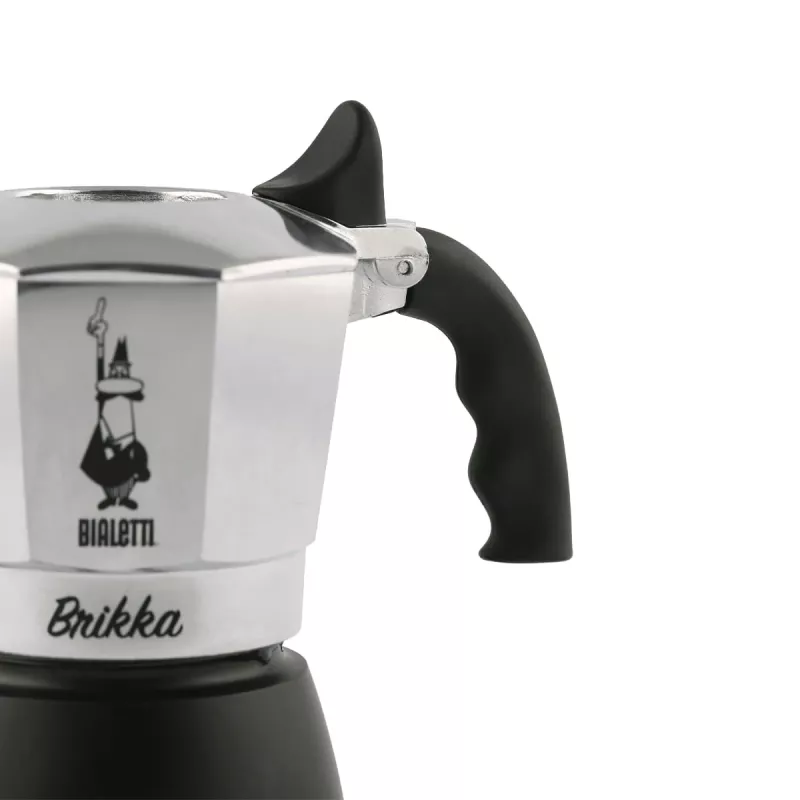Kavinukas Bialetti Brikka 0,17 L – viryklinis espresso, 4 puodeliai, aliuminis, ne indukcinis