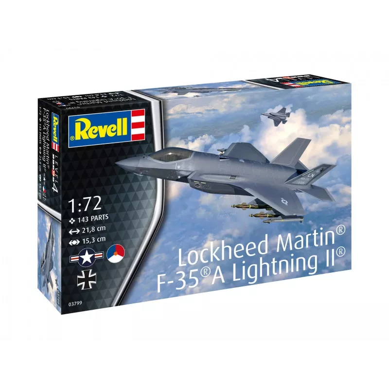 Plastikinis modelis Lockheed Martin F-35A Light 1/72