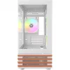 Korpusas THERMALTAKE View 170 WS ARGB Snow, Micro ATX, baltas
