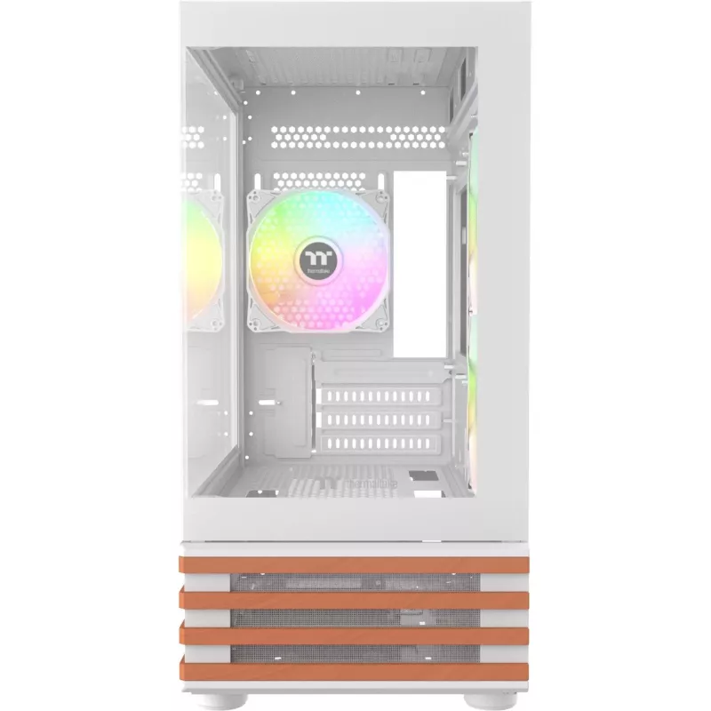 Korpusas THERMALTAKE View 170 WS ARGB Snow, Micro ATX, baltas