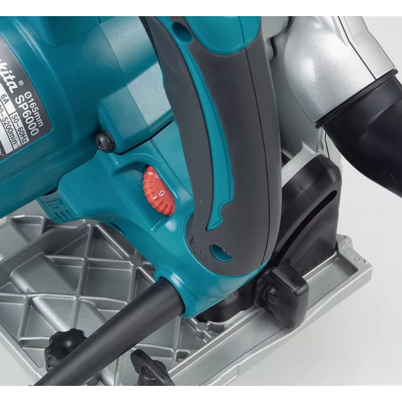 Makita SP6000J nešiojamasis diskinis pjūklas 16,5 cm Juoda, Mėlyna 6400 aps./min. 1300 W