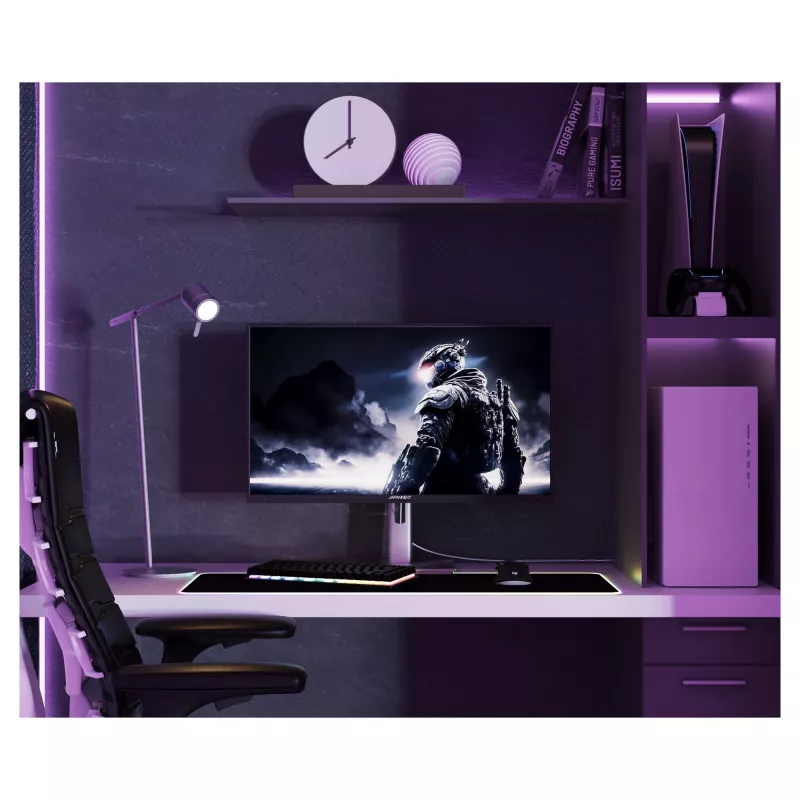Monitorius JAPANNEXT JN-I270WQHD300F-HSP 27 colių (68,6 cm) 2560x1440 Wide Quad HD LED pilkas