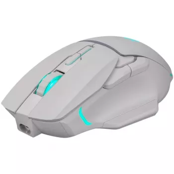 Belaidė pelė DEFENDER Stix GM-009 RF – optinė 3200 DPI, 6 mygtukų, ambidekstrinė, USB RF, maitinama baterija, balta