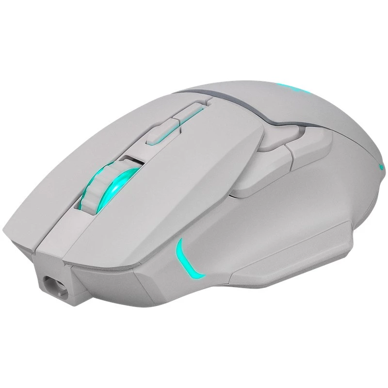 Belaidė pelė DEFENDER Stix GM-009 RF – optinė 3200 DPI, 6 mygtukų, ambidekstrinė, USB RF, maitinama baterija, balta