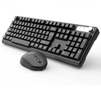 Inca IWS-549U belaidė klaviatūra ir pelė RF USB QWERTY turkiškas juodas