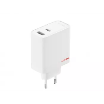 OnePlus 80W maitinimo adapteris USB-C + USB-A