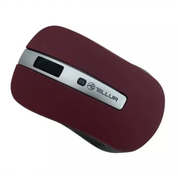 Belaidė pelė Tellur TLL491091 USB, tamsiai raudona