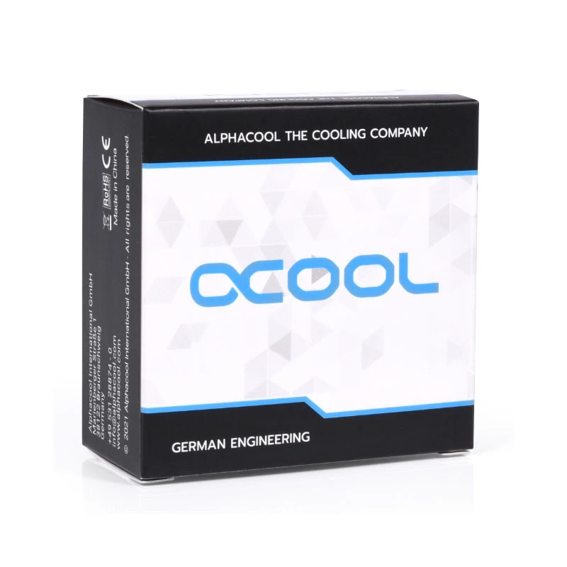 Vandens aušinimo jungtis Alphacool 17584 Žalvaris Chromas 23,5mm x 31mm x 18,5mm