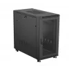 19 colių stelažo spinta LANBERG FF01-6222-23B 22U 600x1200 mm juoda perforuotomis durelėmis