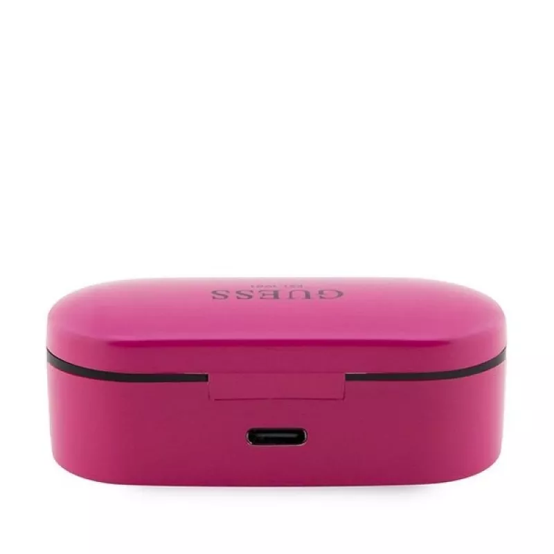 GUESS GUTWST31EM belaidės ausinės į ausis su mikrofonu, mėlynos (magenta) spalvos