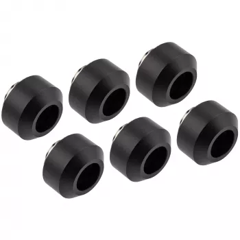 OPTIMUS kietųjų vamzdelių jungčių rinkinys 12 mm, 6 vnt. su montavimo įrankiu, juodas