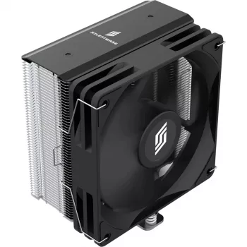 CPU aušintuvas Silentware Bora Performance — 120 mm PWM ventiliatorius, 215 W TDP, 5 šilumos vamzdelių, Intel ir AMD lizdai