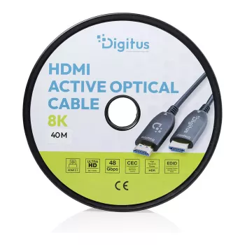 DIGITUS HDMI AOC hibridinis šviesolaidinis kabelis UHD 8K 40 m