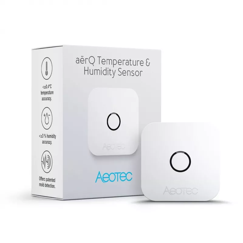 AEOTEC AEOEZWA039 vidaus temperatūros ir drėgmės jutiklis