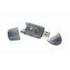 USB 2.0 kortelių skaitytuvas Gembird FD2-SD-1 — MMC/SD/SDHC/SDXC, 73×30×10 mm, 13 g, juodas