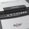 Rexel Optimum AutoFeed+ 130X popieriaus smulkintuvas, kryžminis pjovimas, 55 dB, 22 cm, juoda, sidabrinė