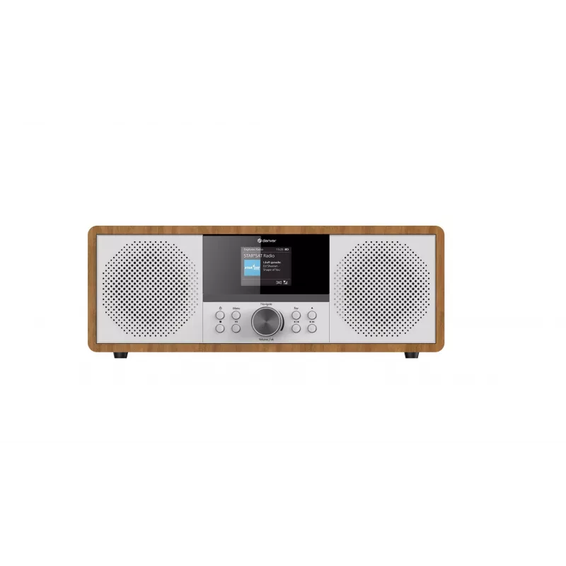 DENVER MIR-270DW internetinis radijas DAB+ FM 20W medinis korpusas