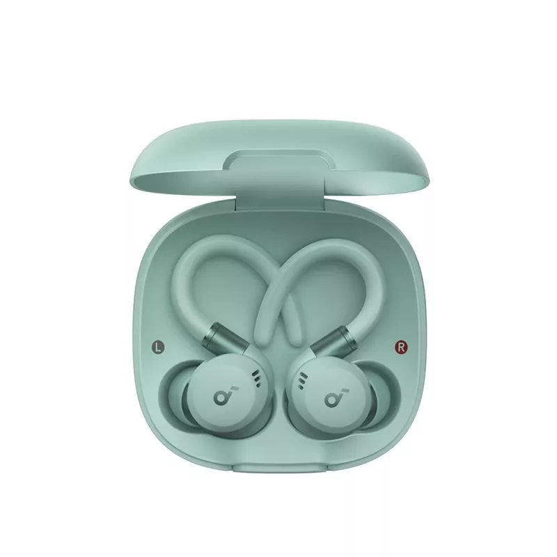 Soundcore Sport X20 žalios spalvos belaidės ausinės