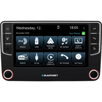 2DIN automobilinis multimedijos imtuvas BLAUPUNKT Wolfsburg 648 DAB su CarPlay ir Android Auto