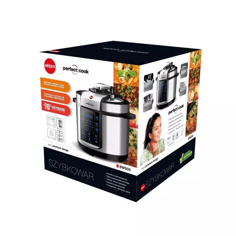 ELDOM SW500 PERFECT COOK 5 L Nerūdijantis plienas 900 W