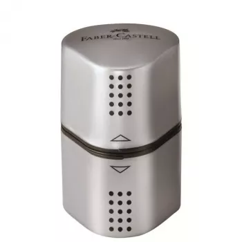 Rankinis pieštukų galąstuvas Faber-Castell Grip 2001 Silver