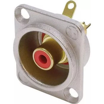Neutrik NTR-NF2D-2 - D tipo jungtis, sidabrinė, -30 - 80 °C