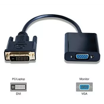 Microconnect DVIDVGA vaizdo adapteris 0.25 m DVI-D VGA (D-Sub) juodas