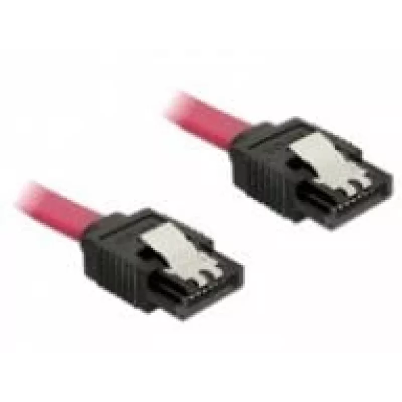 SATA kabelis DeLOCK 82676 0.3 m Raudonas