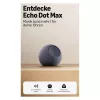 Garsiakalbis su Alexa Amazon Echo Dot Max 2025 Graphite Bluetooth (B0DKLFHZDH)