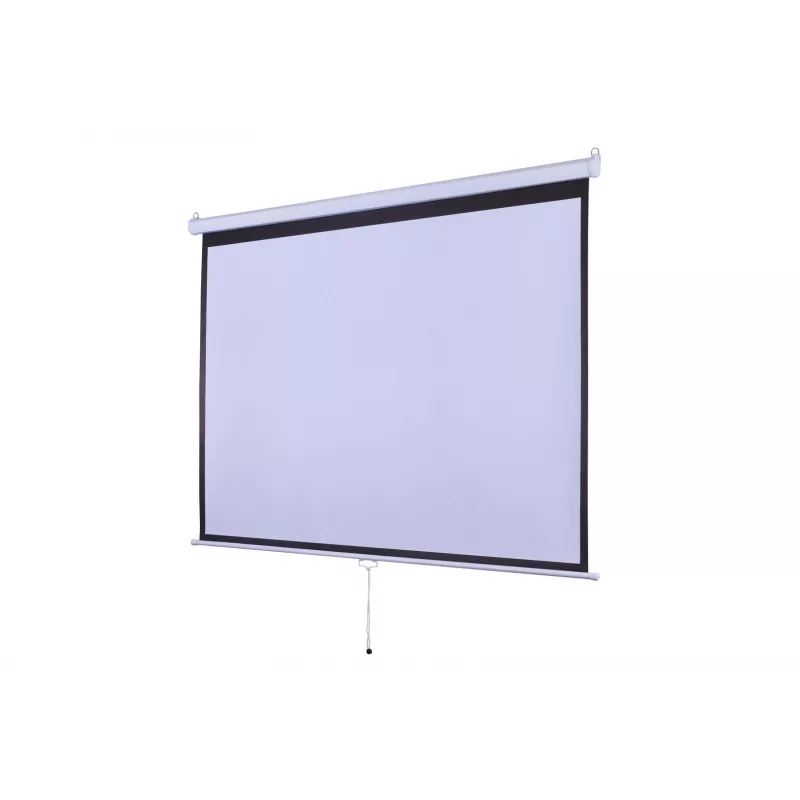 Projekcinis ekranas Sponge Silelis 180x180 cm ant trikojo, matinis baltas paviršius, nešiojamas