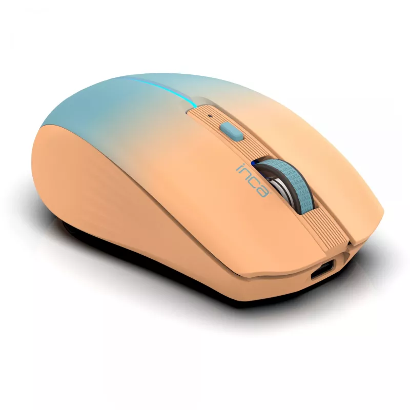 Cian Technology GmbH INCA pelė IWM-511RT Bluetooth + belaidė RGB pagrindinė spalva Oranžinė