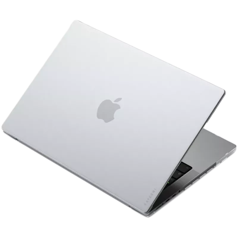 SATECHI Eco Hardshell Dėklas, skirtas MacBook Pro 14, skaidrus