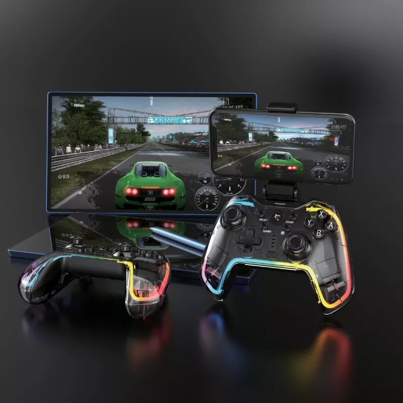 Žaidimų pultas White Shark GPW-8040 RGB Bluetooth Wireless, model PRAETORIAN